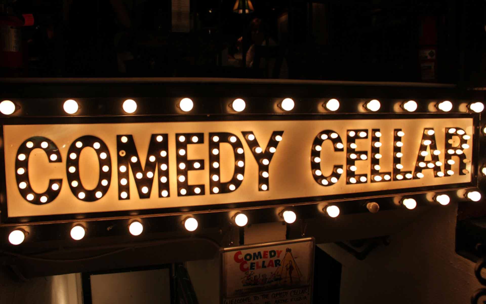 Performing at THE COMEDY CELLAR — Alex Curtis